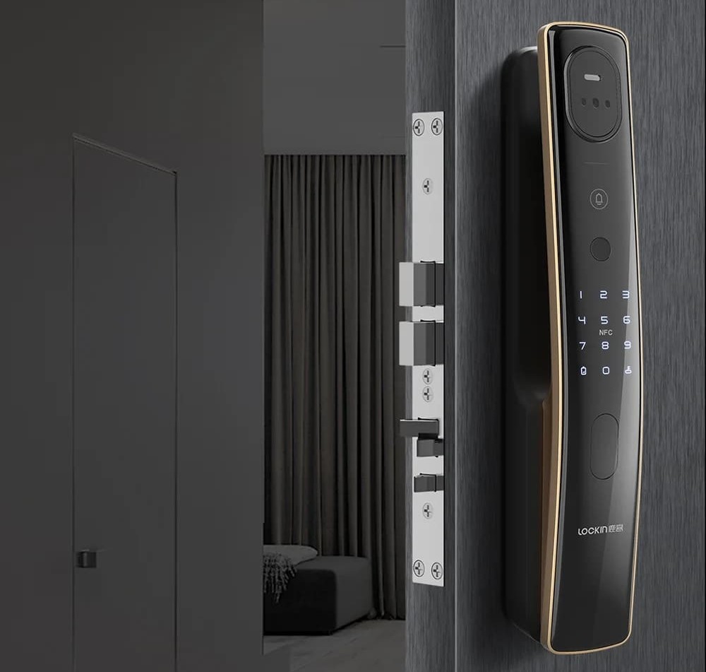 Kh&oacute;a cửa th&ocirc;ng minh Face ID Lockin S50F
