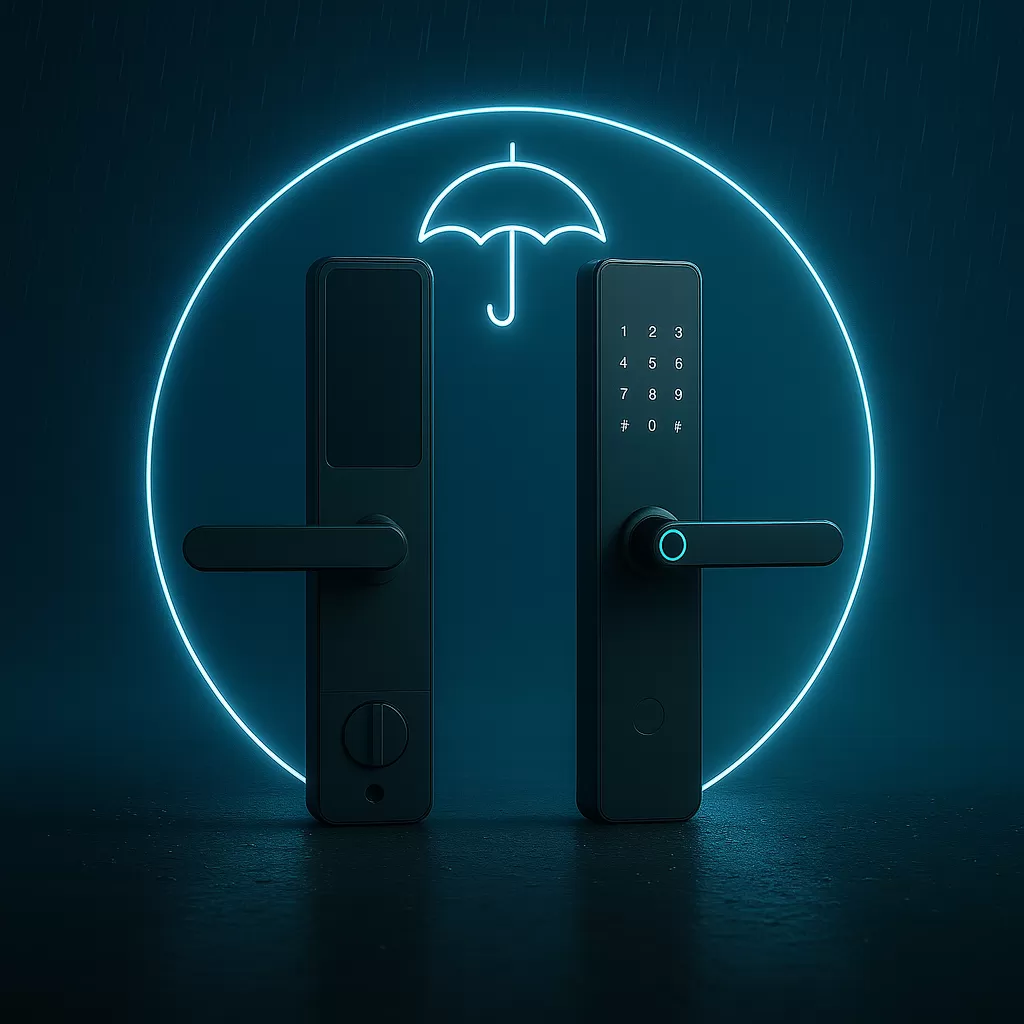 khóa vân tay chống nước