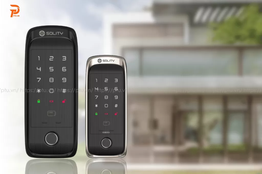 khóa vân tay cửa gỗ