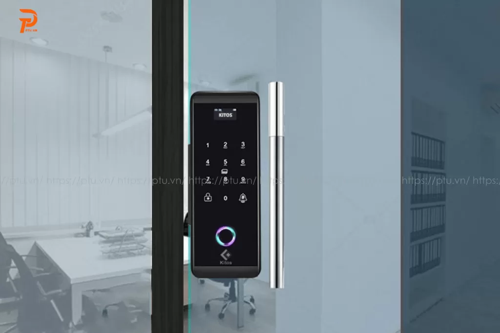khóa vân tay cửa kính