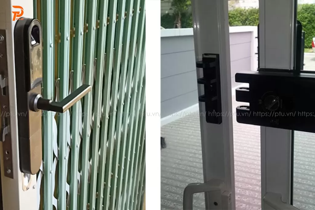 kh&oacute;a v&acirc;n tay cửa l&ugrave;a