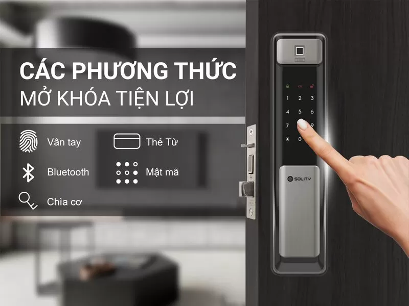 cách mở khóa cửa điện tử