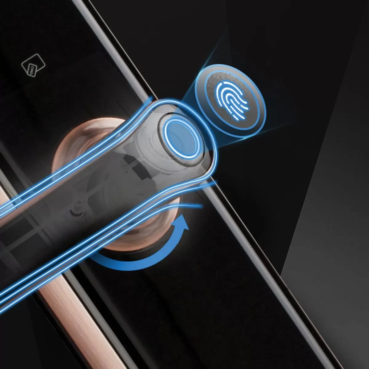 cách xóa vân tay trên khóa cửa