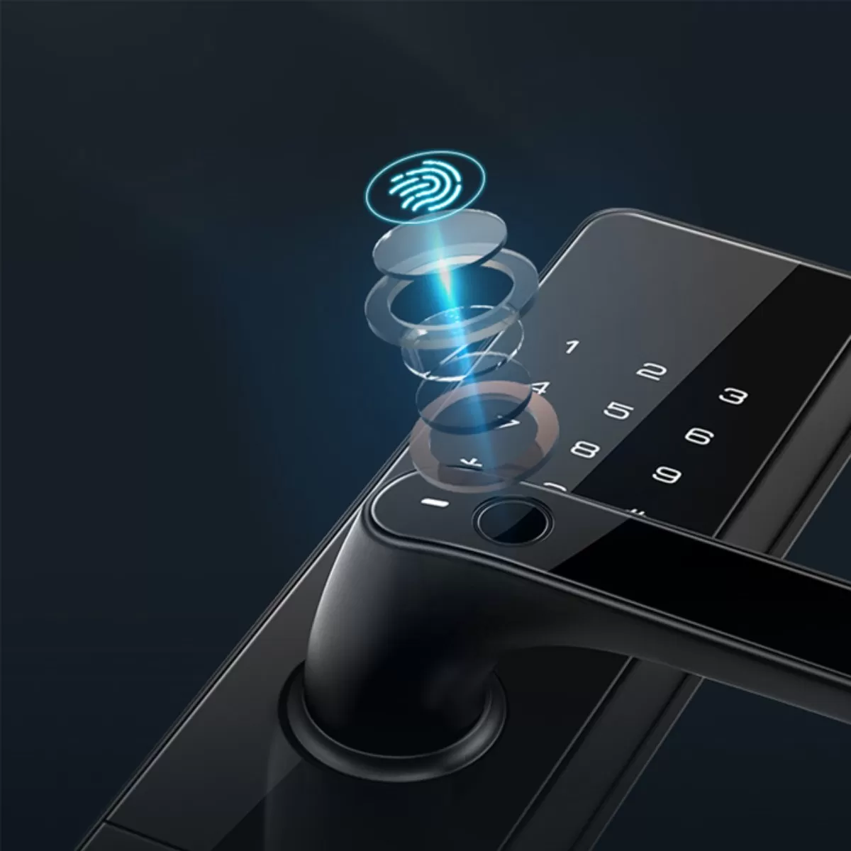 cách xóa vân tay trên khóa cửa