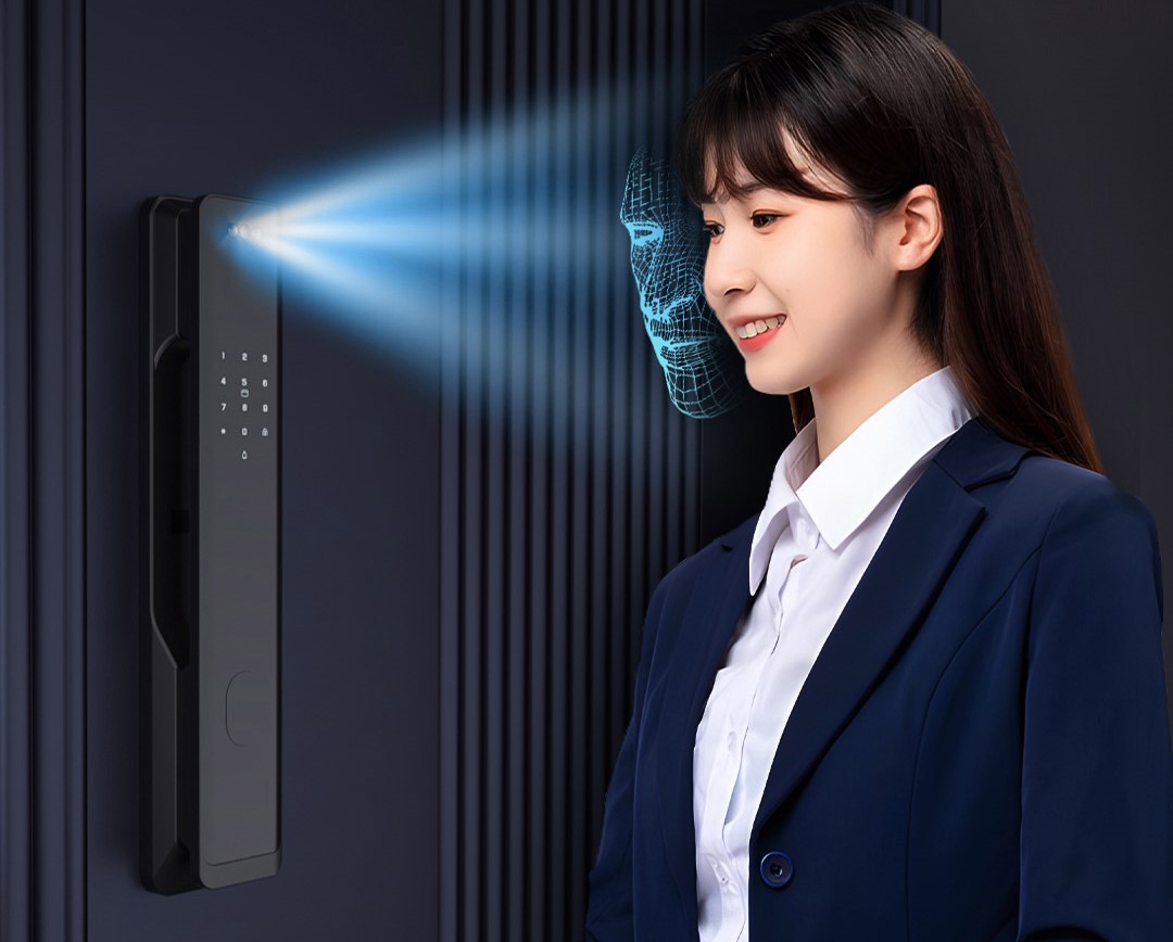 Kh&oacute;a cửa th&ocirc;ng minh nhận diện khu&ocirc;n mặt