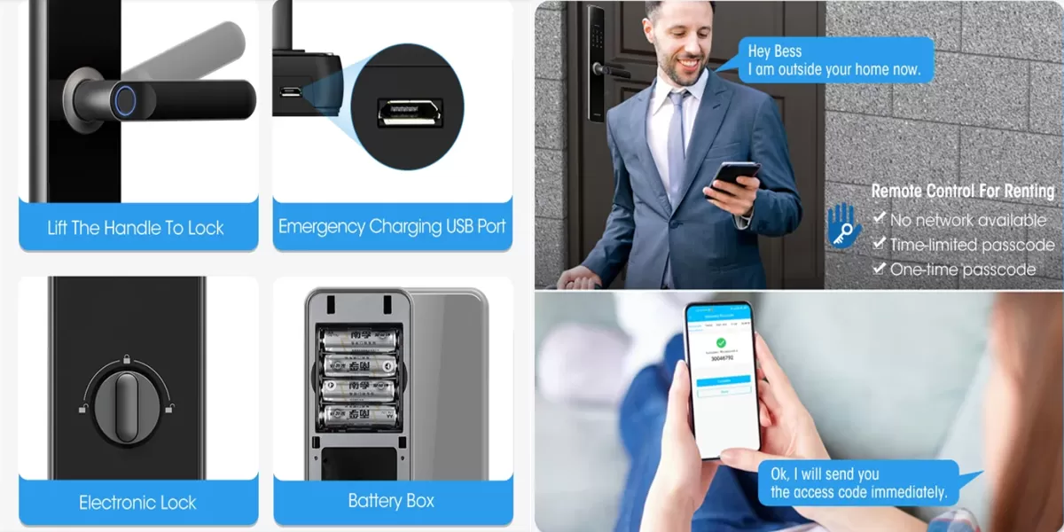 LS-A61 Mở Cửa Từ Xa