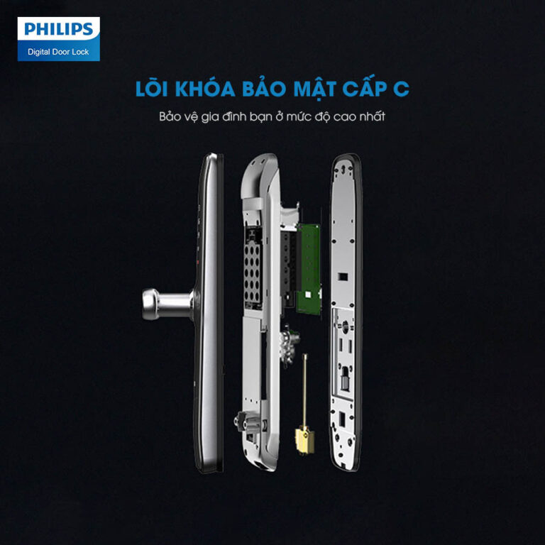 Hướng dẫn cài đặt khóa cửa thông minh Philips