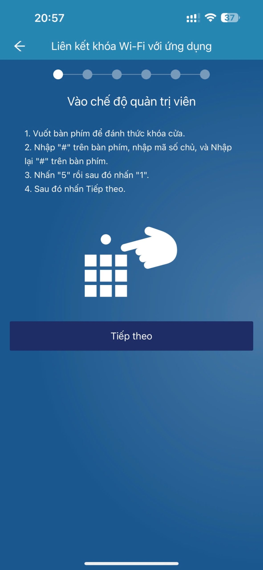 Hướng dẫn kết nối khóa cửa Philips với ứng dụng Philips EasyKey