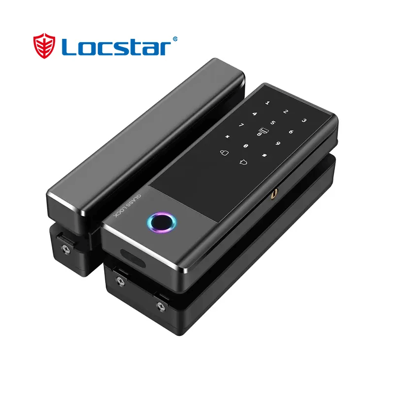 khóa cửa kính cường lực không cần khoan