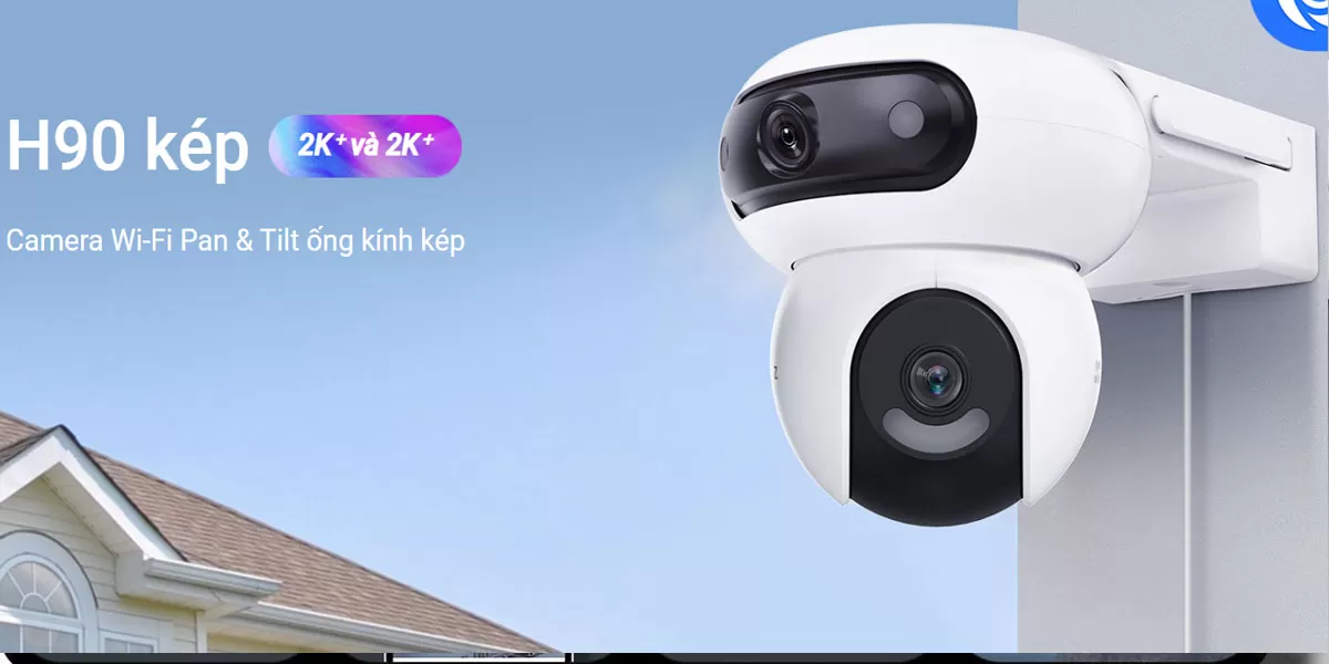Camera hai mắt Ezviz H90 (4MP+4MP)