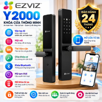 Khóa Thông Minh EZVIZ Y2000 Chính Hãng, Lắp Đặt Tận Nơi