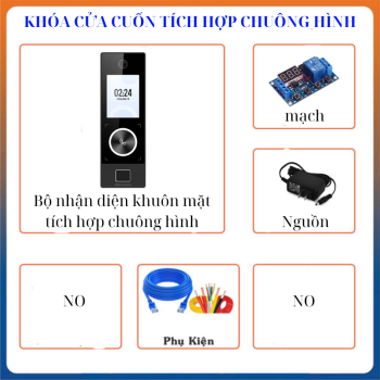 Khóa nhận diện khuôn mặt cửa cuốn PT-HIK323 ( chuông hình )