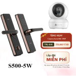 Khóa Vân Tay Cao Cấp Cửa Gỗ Kaadas S500-5W (bản Wifi – App Kaadas)