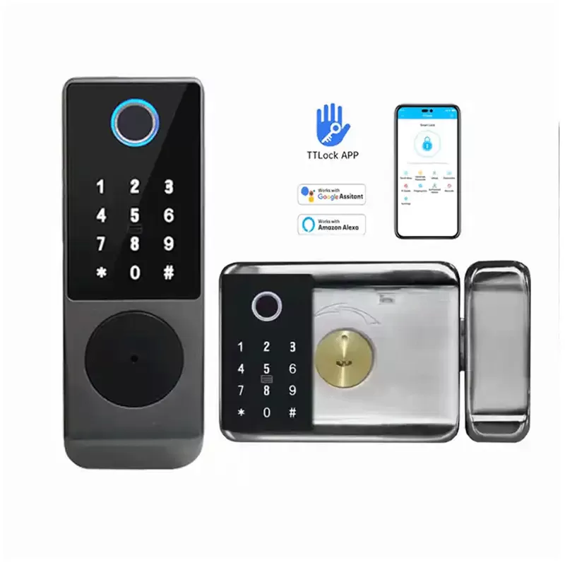 Khóa Cổng Vân Tay 2 Chiều Locstar LS-C68