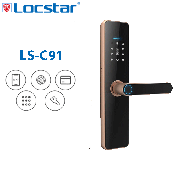 Khóa Vân Tay Locstar LS-C91 Chuẩn Châu Âu