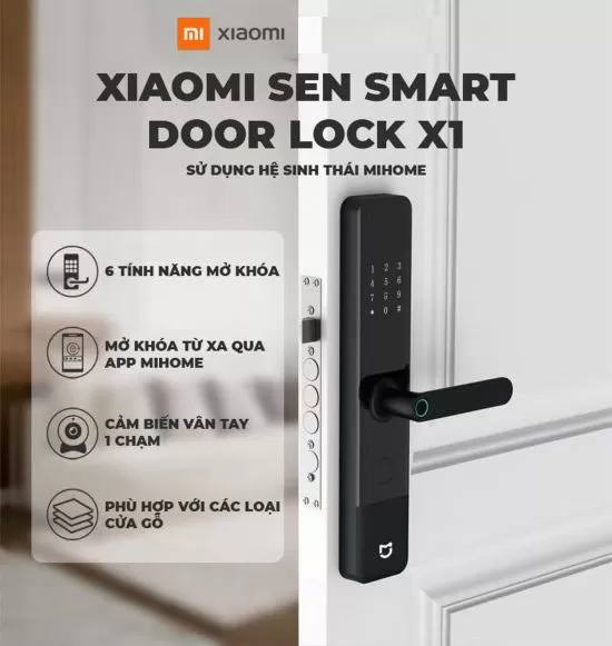 Khóa Cửa Vân Tay Xiaomi Sen X1
