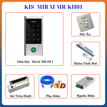Bộ Kiểm Soát Ra Vào Cho Cửa Kính Mirai MR-KH01