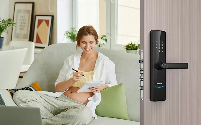 Khóa cửa vân tay Philips DDL603E-5HWS