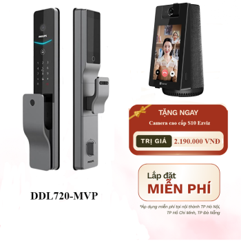 Khóa Cửa Thông Minh Philips DDL720-MVP Cao Cấp