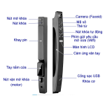 Khóa Cửa Nhận Diện Khuôn Mặt AZK-A04 PRO V2 Cao Cấp