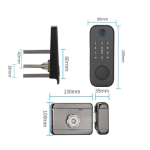 Khóa Cửa Thông Minh Vân Tay 2 Chiều AZT-C5 Pro