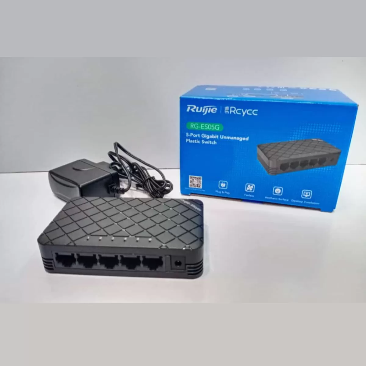 Thiết bị chuyển mạch Ruijie Switch 5 cổng 10/100/1000 RG-ES05G